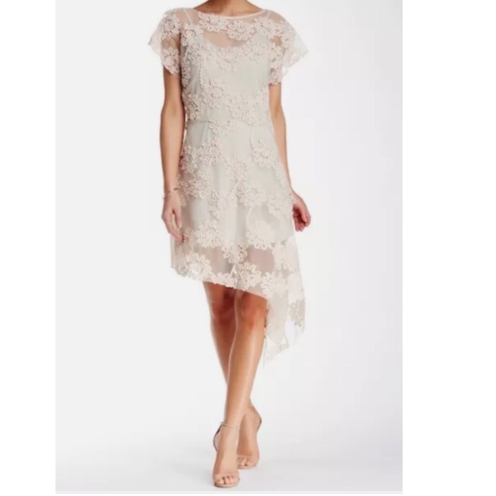 Anthropologie ARATTA Silent Journey NEW Felice Romantic High Low Dress Size M‎